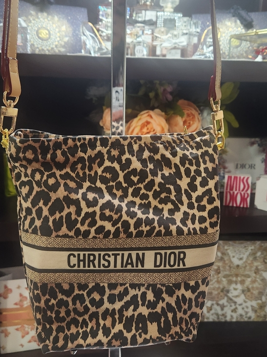 Dior Handbags - Dior Leopard Print Shoulder